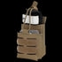 The Condor Narcan Pouch is a tan tactical pouch for attaching to gear or vests, holding Narcan and medical supplies—perfect for military or first responder use.